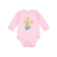 thumbnail image 1 of Inktastic Yellow Buttercup Flowers Boys or Girls Long Sleeve Baby Bodysuit, 1 of 5
