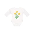 thumbnail image 1 of Inktastic Yellow Buttercup Flowers Boys or Girls Long Sleeve Baby Bodysuit, 1 of 5