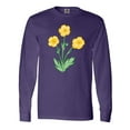 thumbnail image 1 of Inktastic Yellow Buttercup Flowers Long Sleeve T-Shirt, 1 of 5