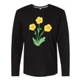 thumbnail image 1 of Inktastic Yellow Buttercup Flowers Long Sleeve T-Shirt, 1 of 5