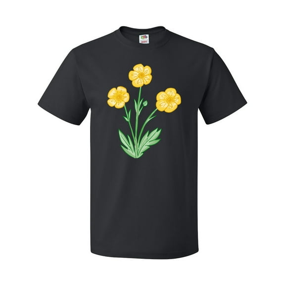 Inktastic Yellow Buttercup Flowers T-Shirt
