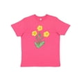 thumbnail image 1 of Inktastic Yellow Buttercup Flowers Youth T-Shirt, 1 of 5
