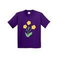 thumbnail image 1 of Inktastic Yellow Buttercup Flowers Youth T-Shirt, 1 of 5