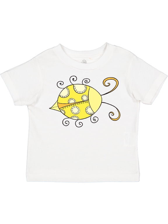 Yellow Ladybug Boys or Girls Toddler T-Shirt