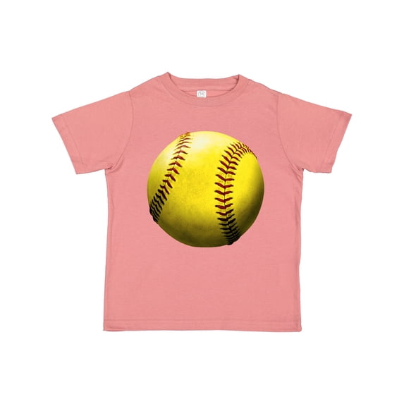 Inktastic Yellow Softball Boys or Girls Toddler T-Shirt