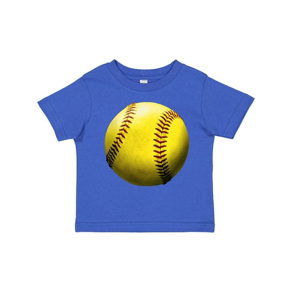 Inktastic Yellow Softball Boys or Girls Toddler T-Shirt