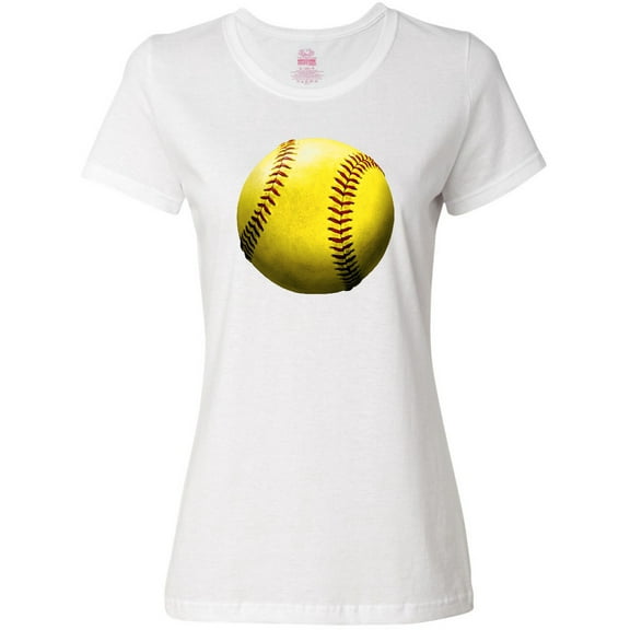 Inktastic Yellow Softball Women's T-Shirt
