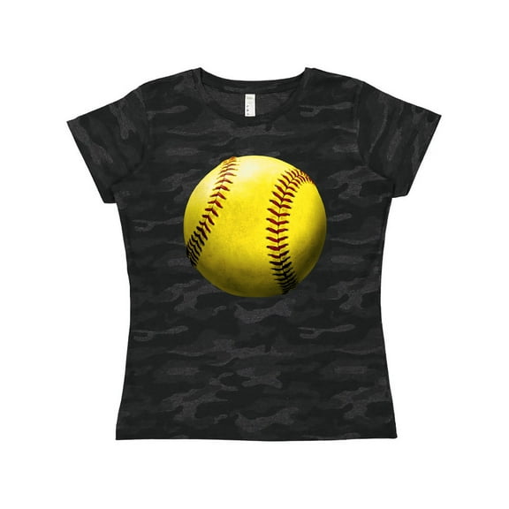 Inktastic Yellow Softball Women's T-Shirt