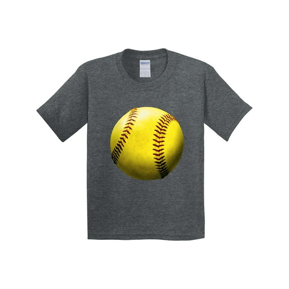 Inktastic Yellow Softball Youth T-Shirt