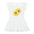 thumbnail image 1 of Inktastic Yellow Sunflowers Girls Toddler Dress, 1 of 5