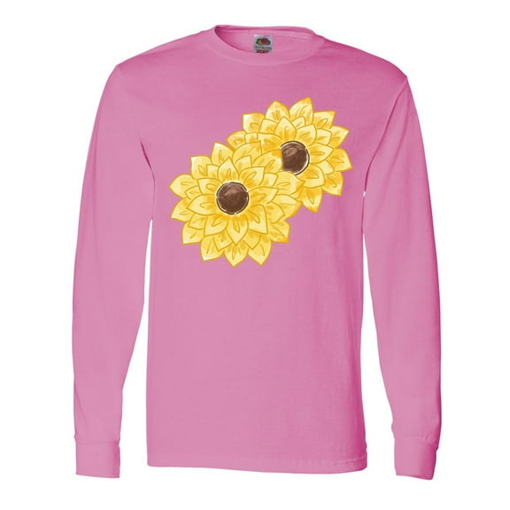 Inktastic Yellow Sunflowers Long Sleeve T-Shirt