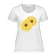 thumbnail image 1 of Inktastic Yellow Sunflowers Women's Plus Size T-Shirt, 1 of 5