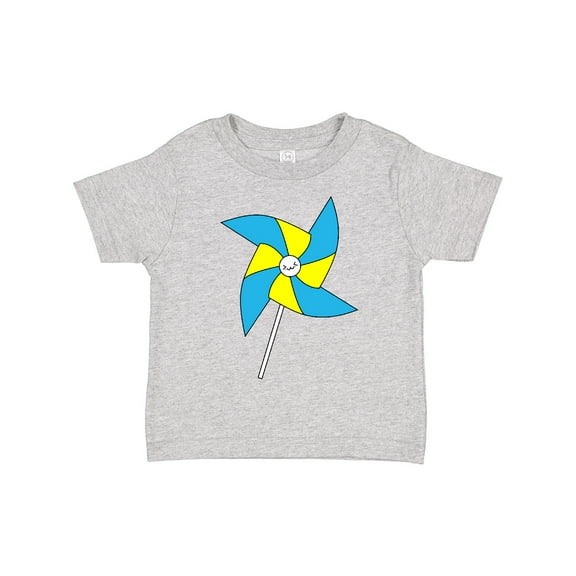 Inktastic Yellow and Blue Pinwheel Boys or Girls Toddler T-Shirt
