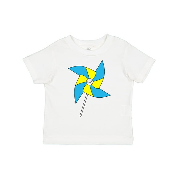 Inktastic Yellow and Blue Pinwheel Boys or Girls Toddler T-Shirt