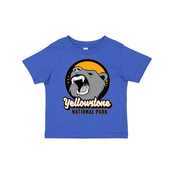 Inktastic Yellowstone Growling Bear Boys or Girls Toddler T-Shirt