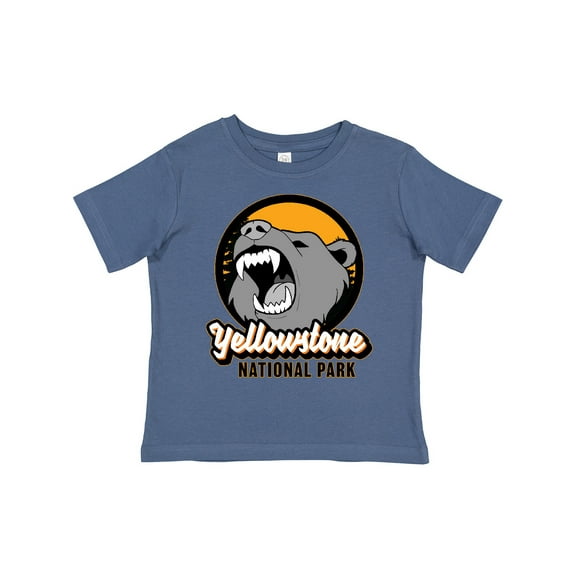 Inktastic Yellowstone Growling Bear Boys or Girls Toddler T-Shirt