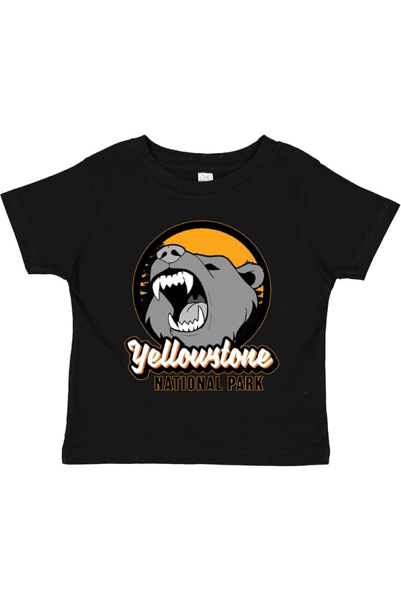 Yellowstone Growling Bear Boys or Girls Toddler T-Shirt