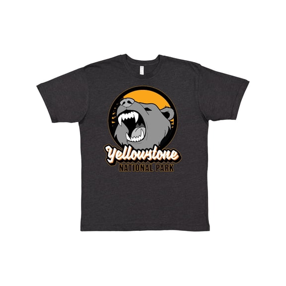 Inktastic Yellowstone Growling Bear T-Shirt