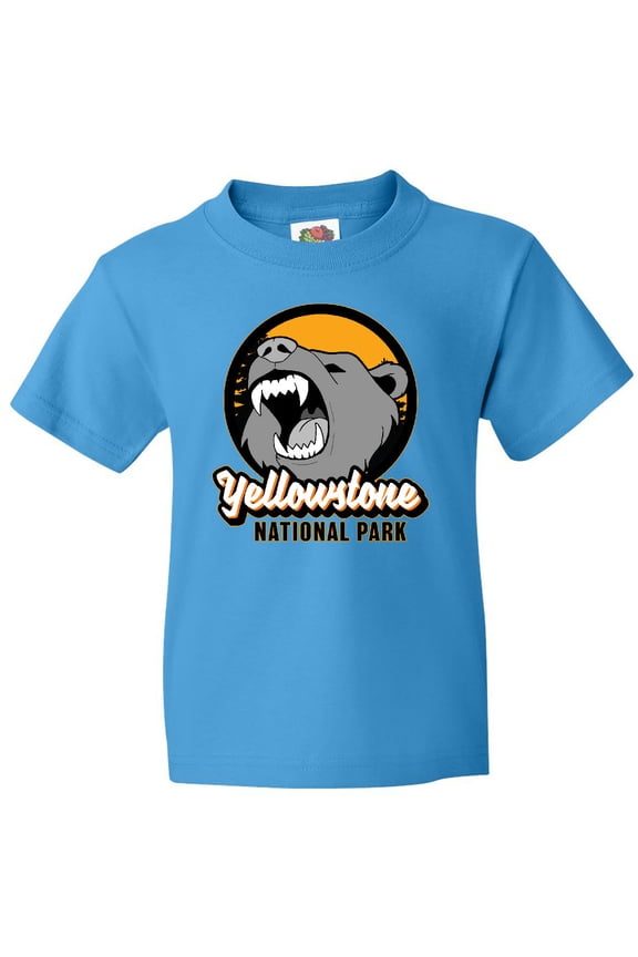 Yellowstone Growling Bear Youth T-Shirt