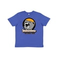 thumbnail image 1 of Inktastic Yellowstone Growling Bear Youth T-Shirt, 1 of 5
