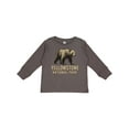 thumbnail image 1 of Inktastic Yellowstone National Park Bear Illustration Boys or Girls Long Sleeve Toddler T-Shirt, 1 of 5