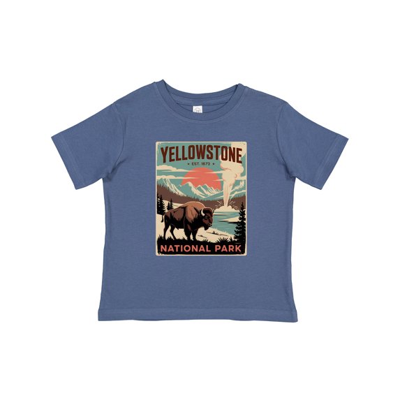 Inktastic Yellowstone National Park Boys Toddler T-Shirt
