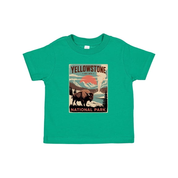 Inktastic Yellowstone National Park Boys Toddler T-Shirt