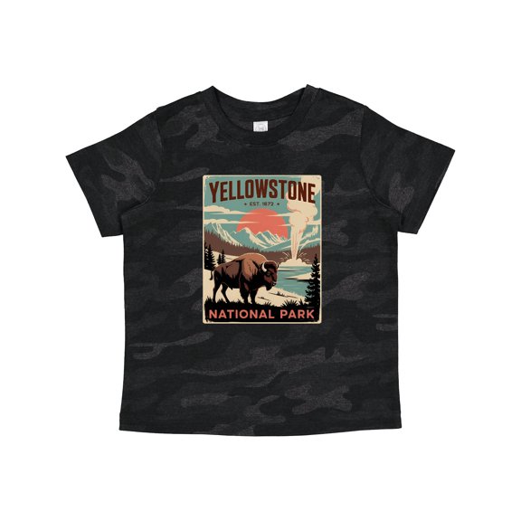 Inktastic Yellowstone National Park Boys Toddler T-Shirt