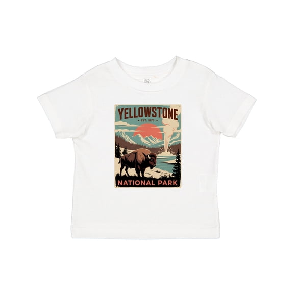 Inktastic Yellowstone National Park Boys Toddler T-Shirt