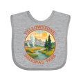 thumbnail image 1 of Inktastic Yellowstone National Park Boys or Girls Baby Bib, 1 of 4