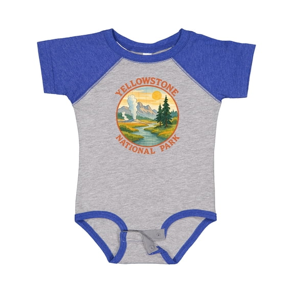Inktastic Yellowstone National Park Boys or Girls Baby Bodysuit
