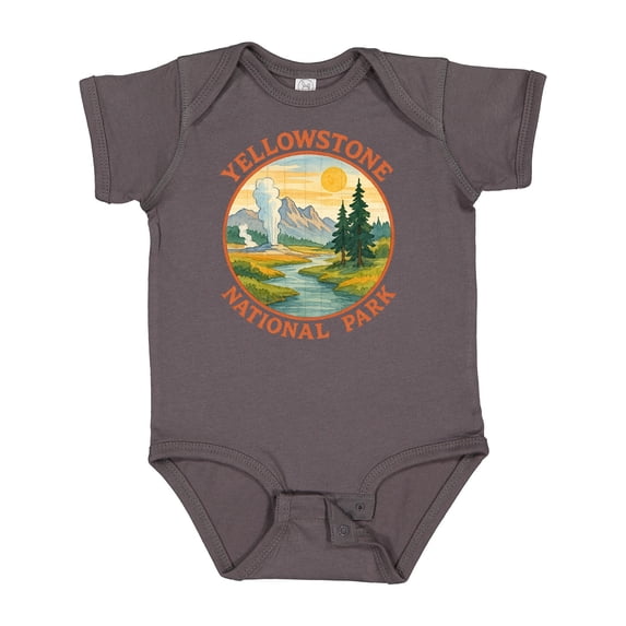 Inktastic Yellowstone National Park Boys or Girls Baby Bodysuit