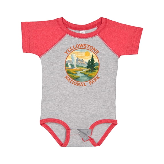 Inktastic Yellowstone National Park Boys or Girls Baby Bodysuit