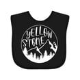 thumbnail image 1 of Inktastic Yellowstone National Park Mountains Boys or Girls Baby Bib, 1 of 4