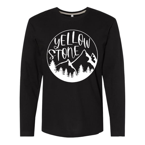 Inktastic Yellowstone National Park- Mountains Long Sleeve T-Shirt