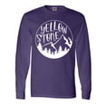 thumbnail image 1 of Inktastic Yellowstone National Park- Mountains Long Sleeve T-Shirt, 1 of 5
