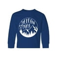 thumbnail image 1 of Inktastic Yellowstone National Park- Mountains Long Sleeve Youth T-Shirt, 1 of 5