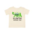thumbnail image 1 of Inktastic Yellowstone National Park Mountains and Bear Shape Boys or Girls Baby T-Shirt, 1 of 5