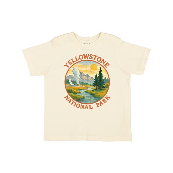 Inktastic Yellowstone National Park Vintage Design Boys or Girls Toddler T-Shirt