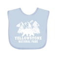 thumbnail image 1 of Inktastic Yellowstone National Park with Bear Mountains and Trees Boys or Girls Baby Bib, 1 of 4