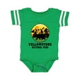 thumbnail image 1 of Inktastic Yellowstone National Park with Bear Mountains and Trees Cricle Boys or Girls Baby Bodysuit, 1 of 5