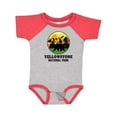 thumbnail image 1 of Inktastic Yellowstone National Park with Bear Mountains and Trees Cricle Boys or Girls Baby Bodysuit, 1 of 5
