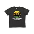 thumbnail image 1 of Inktastic Yellowstone National Park with Bear Mountains and Trees Cricle Youth T-Shirt, 1 of 5