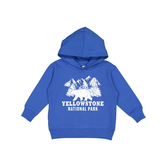 Inktastic Yellowstone National Park with Bear Mountains and Trees Toddler Hoodie