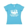 thumbnail image 1 of Inktastic Yellowstone National Park with Bear Mountains and Trees Women's V-Neck T-Shirt, 1 of 5