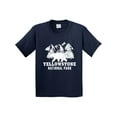 thumbnail image 1 of Inktastic Yellowstone National Park with Bear Mountains and Trees Youth T-Shirt, 1 of 5