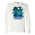 thumbnail image 1 of Inktastic Yellowstone National Park with Bear and Starry Night Long Sleeve T-Shirt, 1 of 5