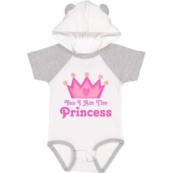 Inktastic Yes I Am The Princess Crown Girls Baby Bodysuit
