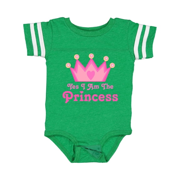 Inktastic Yes I Am The Princess Crown Girls Baby Bodysuit