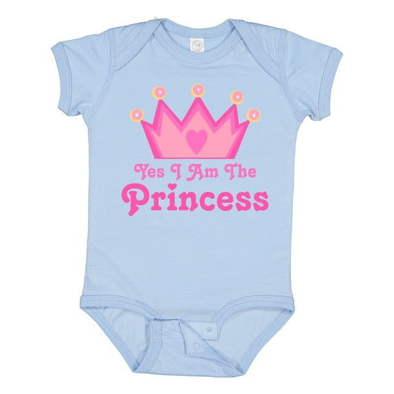 Inktastic Yes I Am The Princess Crown Girls Baby Bodysuit